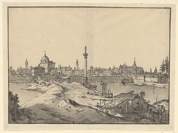 Imaginary View of Padua, by Bernardo Bellotto