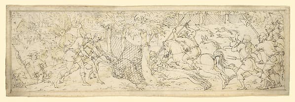 Wolf hunt, by Etienne Delaune