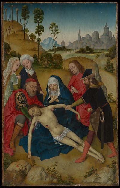The Lamentation of Christ, by Simon Marmion