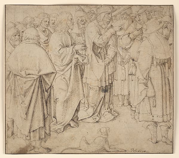 The Parable of the Beam and the Mote, by Netherlandish