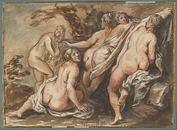 Nymphs Suprised, by Jacob Jordaens