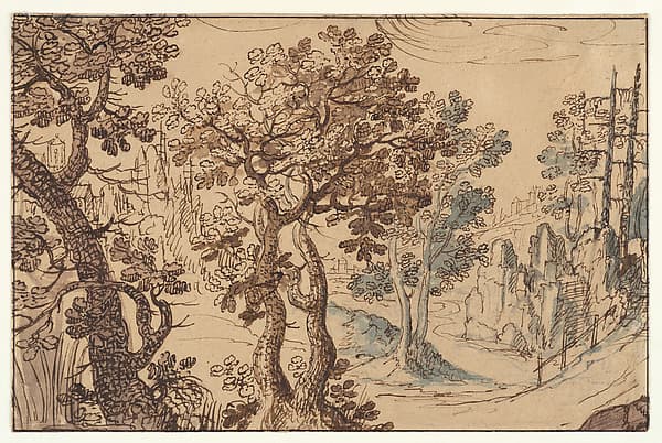 Wooded Landscape, by Gillis van Coninxloo