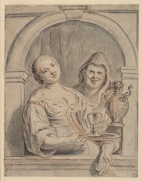 The Young Woman and the Jester, by Jacob Jordaens