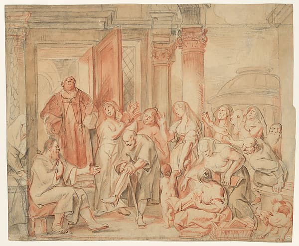 Saint Philip Healing the Cripple in Samaria, by Jacob Jordaens