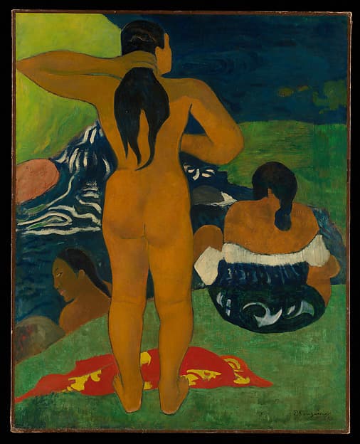 Tahitian Women Bathing, by Paul Gauguin