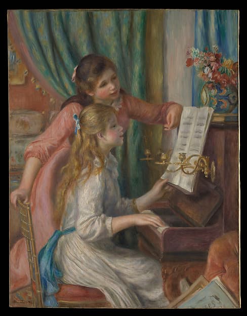Two Young Girls at the Piano, by Auguste Renoir