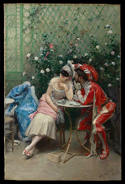 Masqueraders, by Raimundo de Madrazo y Garreta