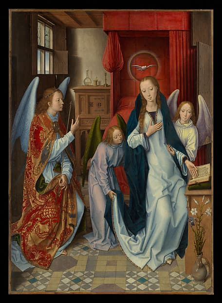 The Annunciation, by Hans Memling