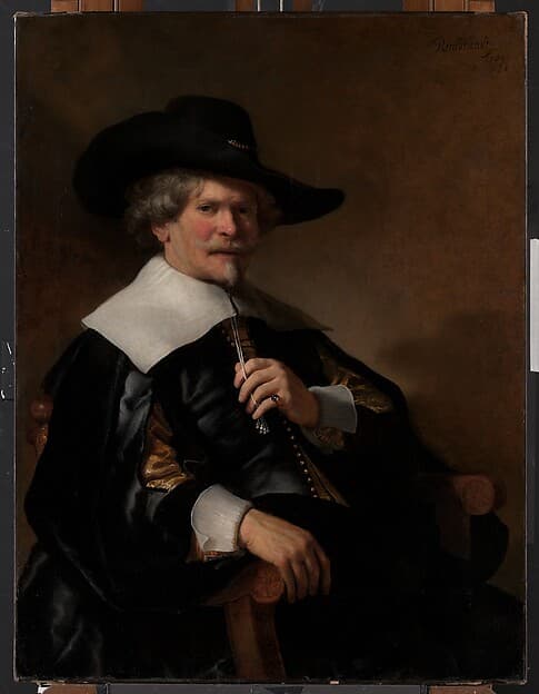 Portrait of a Man Seated in an Armchair, by Dutch (Amsterdam) Painter, about 1640–50