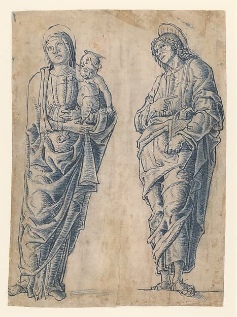 Madonna and Child with Saint John the Evangelist, by Andrea da Murano
