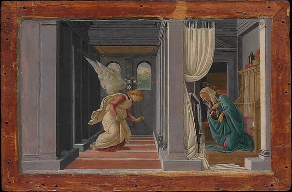 The Annunciation, by Botticelli (Alessandro di Mariano Filipepi)