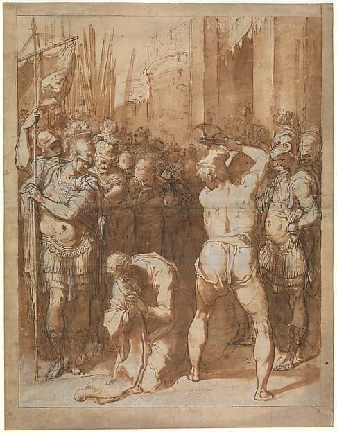 The Martyrdom of Saint Paul, by Taddeo Zuccaro