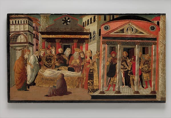 The Funeral of Lucretia, by Master of Marradi