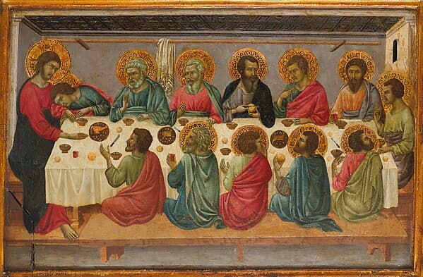 The Last Supper, by Ugolino da Siena (Ugolino di Nerio)