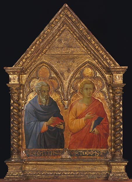 Saints Matthias and Thomas, by Bartolomeo Bulgarini