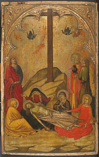 The Lamentation over the Dead Christ, by Niccolò di Buonaccorso