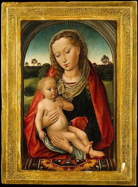 Virgin and Child, by Hans Memling