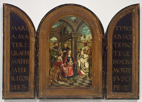 Adoration of the Magi, by Imitator of Netherlandish (Antwerp Mannerist) Painter