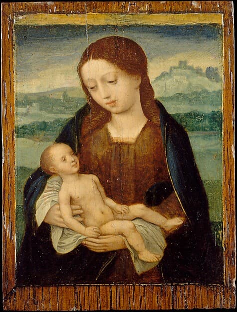 Virgin and Child, by Master of the Female Half-Lengths