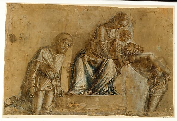 Madonna and Child with Saints Roch and Sebastian, by Michele da Verona