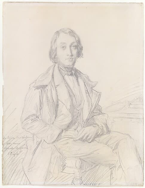 Portrait of Félix Ravaisson, by Théodore Chassériau