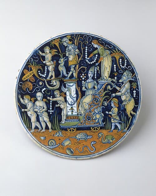 Roundel (tondo), by workshop of Giovanni Maria Vasaro