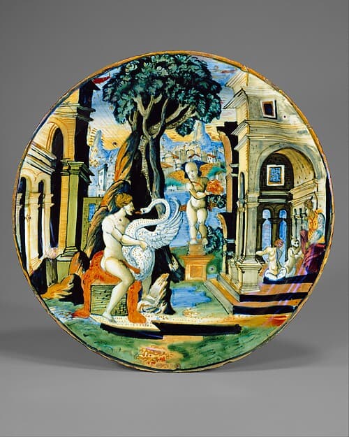 Plate (scodella), by workshop of Guido Durantino