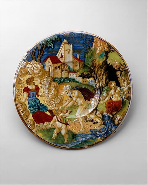 Plate (tagliere), by Francesco Xanto Avelli da Rovigo
