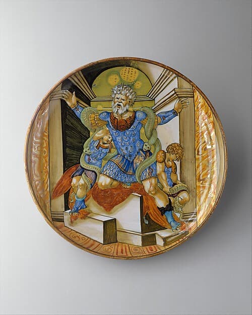 Dish (coppa), by Francesco Xanto Avelli da Rovigo