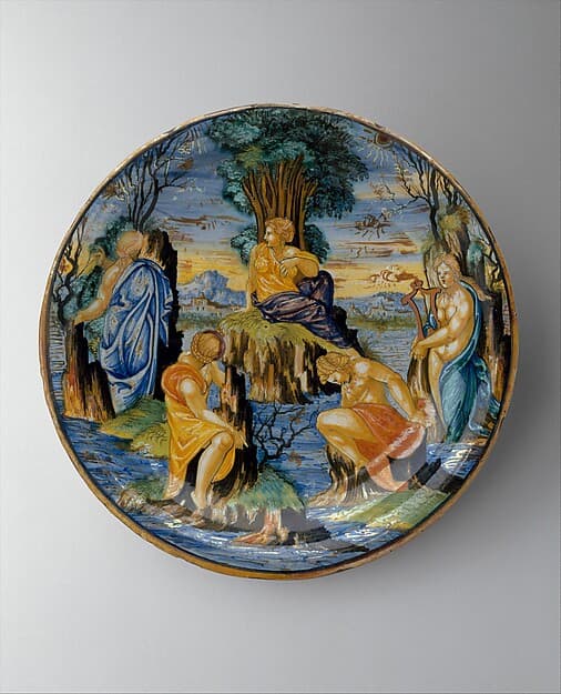 Dish (piatto), by Francesco Xanto Avelli da Rovigo