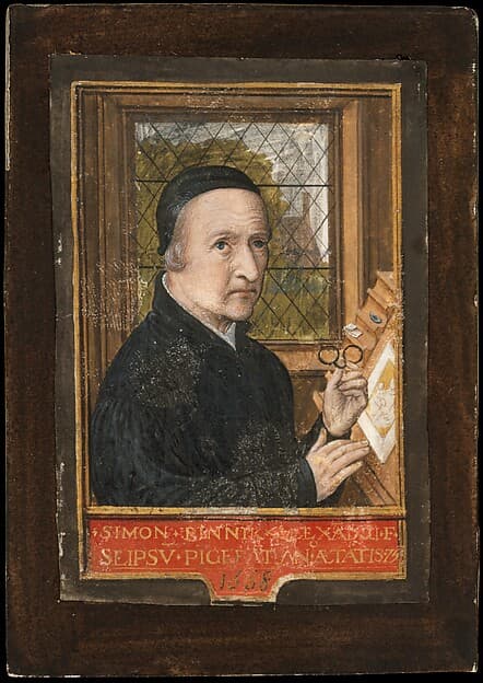 Self-portrait, by Simon Bening