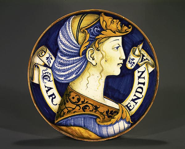 Dish (coppa), by workshop of Giovanni Maria Vasaro