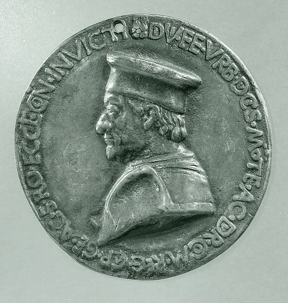 Medal: Federigo da Montefeltro, by Savelli Sperandio