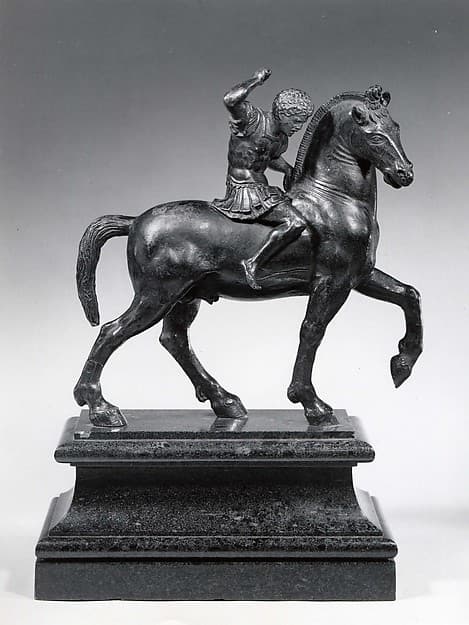 Warrior on Horseback, by Desiderio da Firenze