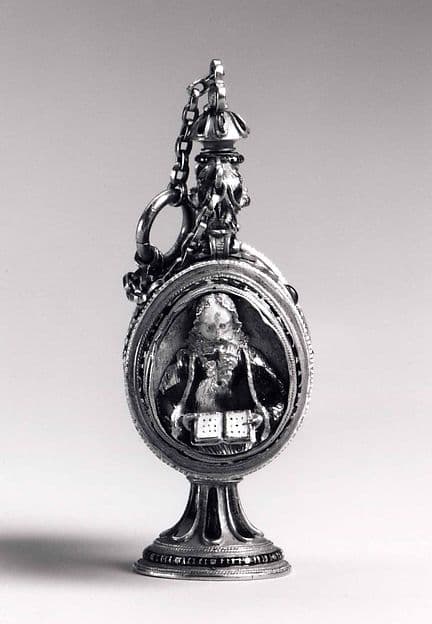 Pendant scent bottle, by Reinhold Vasters