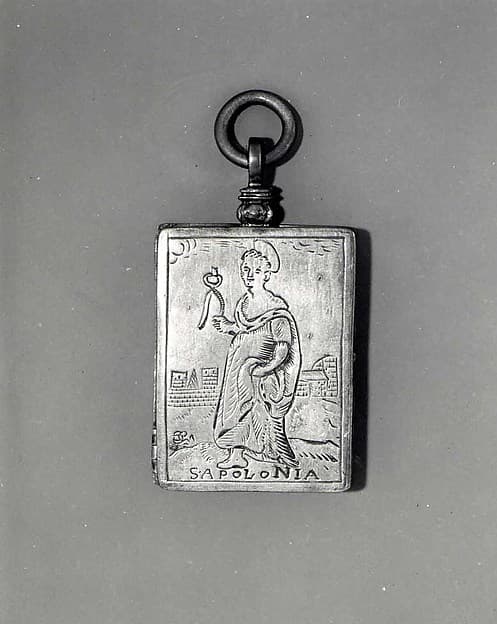 Devotional diptych pendant