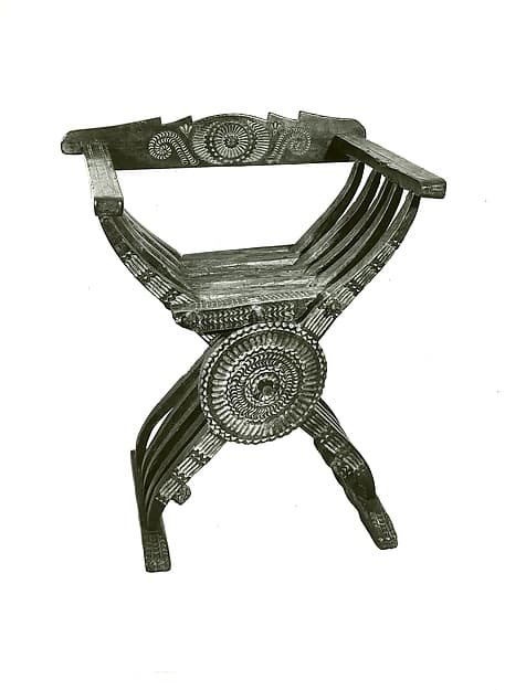 Folding armchair (sedia a Savonarola)