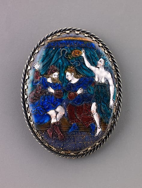 Watchcase cover: Tisiphone Casting Snakes at Athamas and Ino, by Jean de Court