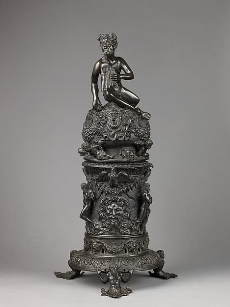 Perfume Burner Surmounted by a Satyr, by Desiderio da Firenze