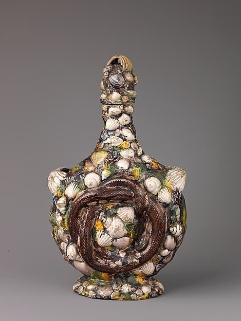 Pilgrim Flask, by Bernard Palissy