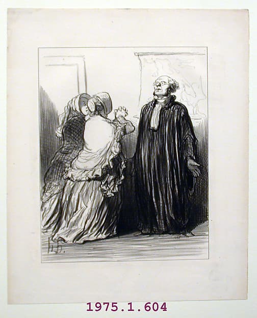 Woman Pleading For Justice, by Honoré Daumier
