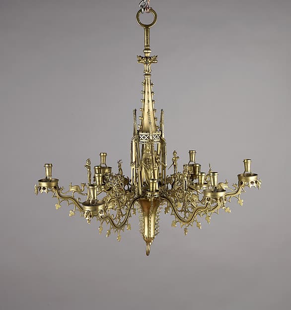 Chandelier with tabernacle (Kapellenkrone), by F. Ring Foundry